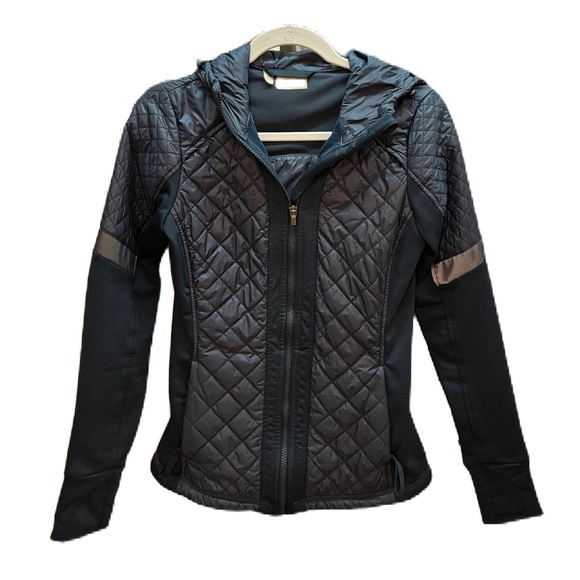 Athleta teal rain zip-up jacket - Picture 2 of 2